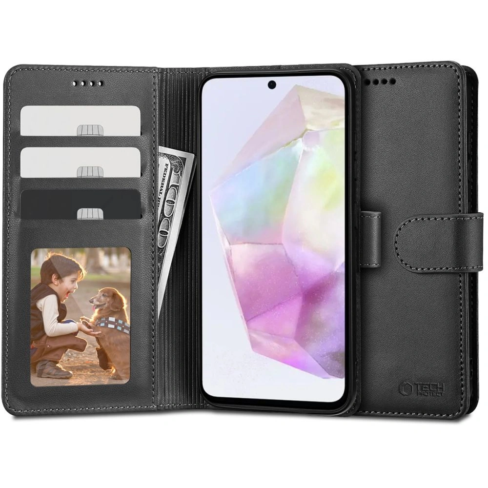 Etui Tech-Protect Wallet Samsung Galaxy A35 5G Black
