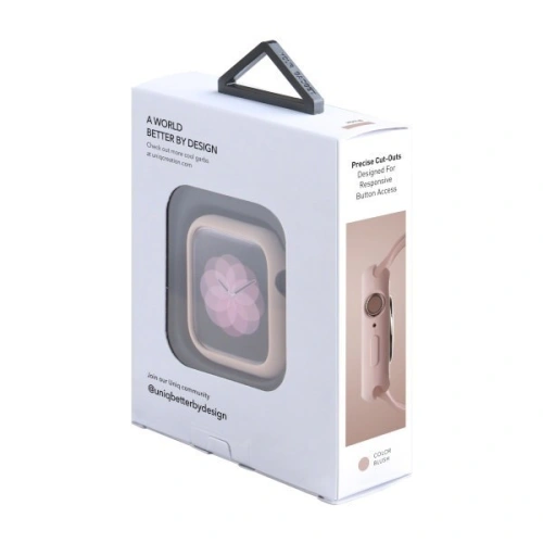 Kup Etui UNIQ Lino Apple Watch 4/5/6/7/SE/8/9 40/41MM różowy/blush pink - UNIQ72PINK - {ean13} - Sklep Home Screen