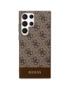 Buy Guess GUHCS24LG4GLBR Samsung Galaxy S24 Ultra hardcase 4G Stripe Collection brown - GUE3263 - {ean13} - Home Screen Store Europe