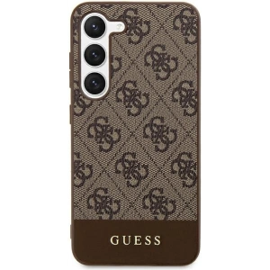 Kup Etui Guess GUHCS24MG4GLBR Samsung Galaxy S24+ Plus hardcase 4G Stripe Collection brązowy/brown - GUE3264 - {ean13} - Sklep Home Screen