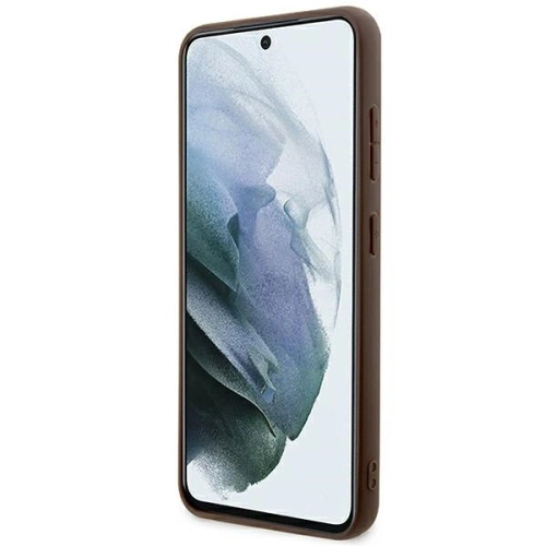 Kup Case Guess GUHCS24MG4GLBR Samsung Galaxy S24+ Plus Hardcase 4G Stripe Collection braun/brown - GUE3264 - {ean13} - Sklep Home Screen
