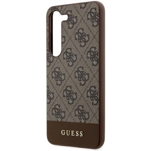 Kup Etui Guess GUHCS24MG4GLBR Samsung Galaxy S24+ Plus hardcase 4G Stripe Collection brązowy/brown - GUE3264 - {ean13} - Sklep Home Screen