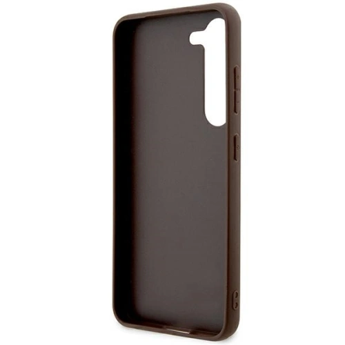 Kup Case Guess GUHCS24MG4GLBR Samsung Galaxy S24+ Plus Hardcase 4G Stripe Collection braun/brown - GUE3264 - {ean13} - Sklep Home Screen