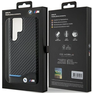Kup Etui BMW BMHCS24L22NBCK Samsung Galaxy S24 Ultra Kožené Carbon černé/black - BMW595 - {ean13} - Sklep Home Screen