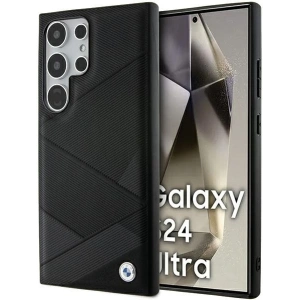Kup Etui BMW BMHCS24L23RCGPK Samsung Galaxy S24 Ultra hardcase Signature Leather Crossing Lines Pattern černá/black - BMW596 - {ean13} - Sklep Home Screen