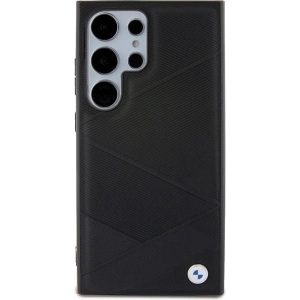 Kup Etui BMW BMHCS24L23RCGPK Samsung Galaxy S24 Ultra hardcase Signature Leather Crossing Lines Pattern czarny/black - BMW596 - {ean13} - Sklep Home Screen