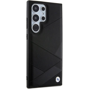 Kup Etui BMW BMHCS24L23RCGPK Samsung Galaxy S24 Ultra hardcase Signature Leather Crossing Lines Pattern černá/black - BMW596 - {ean13} - Sklep Home Screen