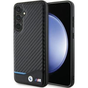 Kup Etui BMW BMHCS24M22NBCK Samsung Galaxy S24+ Plus Leather Carbon czarny/black - BMW597 - {ean13} - Sklep Home Screen