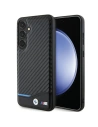 Etui BMW BMHCS24M22NBCK Samsung Galaxy S24+ Plus din piele carbon negru/black