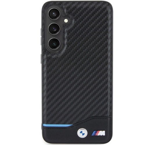 Kup Etui BMW BMHCS24M22NBCK Samsung Galaxy S24+ Plus bőr szénfekete/black - BMW597 - {ean13} - Sklep Home Screen