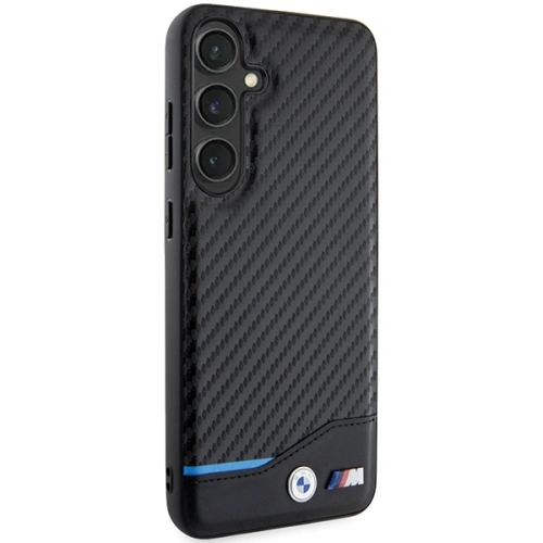 Kup Etui BMW BMHCS24M22NBCK Samsung Galaxy S24+ Plus bőr szénfekete/black - BMW597 - {ean13} - Sklep Home Screen
