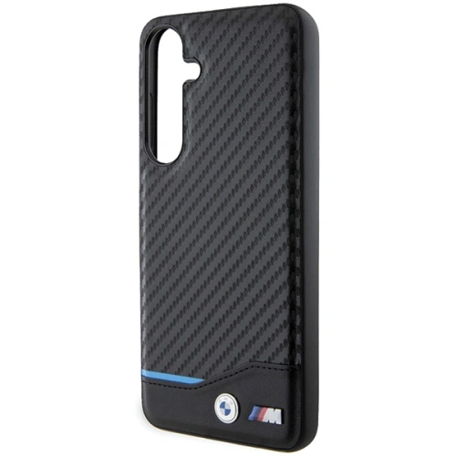 Kup Etui BMW BMHCS24M22NBCK Samsung Galaxy S24+ Plus kožené carbon černé/black - BMW597 - {ean13} - Sklep Home Screen