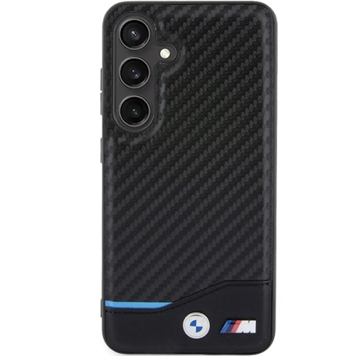 Buy BMW BMHCS24S22NBCK Samsung Galaxy S24 Leather Carbon black - BMW599 - {ean13} - Home Screen Store Europe