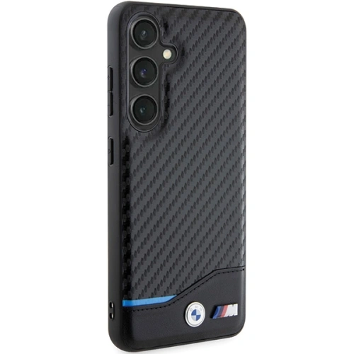 Kup Etui BMW BMHCS24S22NBCK Samsung Galaxy S24 din piele carbon negru/black - BMW599 - {ean13} - Sklep Home Screen