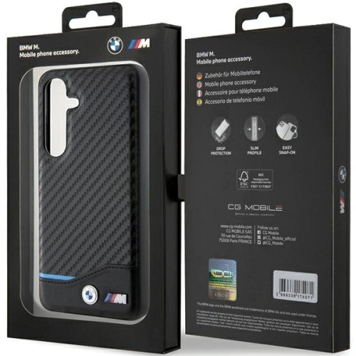 Kup Etui BMW BMHCS24S22NBCK Samsung Galaxy S24 din piele carbon negru/black - BMW599 - {ean13} - Sklep Home Screen