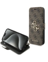 Etui Guess GUBKP15L4GMGBR Apple iPhone 15 Pro book 4G Metal Logo bronz/bronze