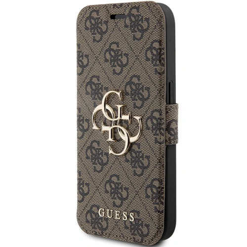 Kup Case Guess GUBKP15L4GMGBR Apple iPhone 15 Pro Buch 4G Metall-Logo braun/brown - GUE3265 - {ean13} - Sklep Home Screen