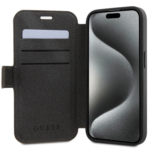 Kup Case Guess GUBKP15L4GMGBR Apple iPhone 15 Pro Buch 4G Metall-Logo braun/brown - GUE3265 - {ean13} - Sklep Home Screen