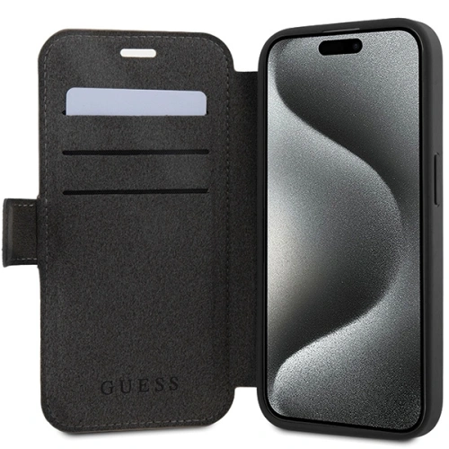 Kup Case Guess GUBKP15L4GMGGR Apple iPhone 15 Pro Buch 4G Metall-Logo grau/grey - GUE3266 - {ean13} - Sklep Home Screen