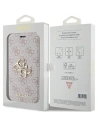 Kup Etui Guess GUBKP15L4GMGPI Apple iPhone 15 Pro könyv 4G Fém Logo rózsaszín/pink - GUE3267 - {ean13} - Sklep Home Screen