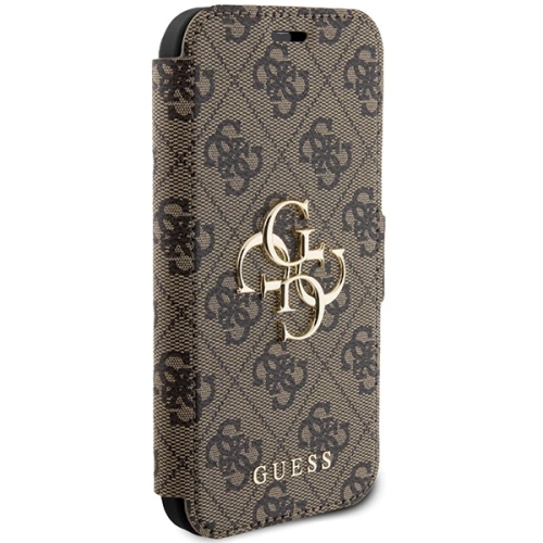 Buy Guess GUBKP15S4GMGBR Apple iPhone 15 / 14 / 13 book 4G Metal Logo brown - GUE3268 - {ean13} - Home Screen Store Europe