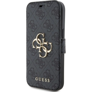 Kup Etui Guess GUBKP15S4GMGGR Apple iPhone 15 / 14 / 13 könyv 4G Fém Logó szürke/grey - GUE3269 - {ean13} - Sklep Home Screen