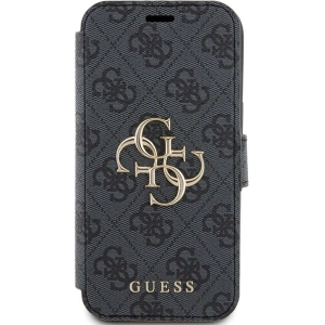 Buy Guess GUBKP15S4GMGGR Apple iPhone 15 / 14 / 13 book 4G Metal Logo grey - GUE3269 - {ean13} - Home Screen Store Europe