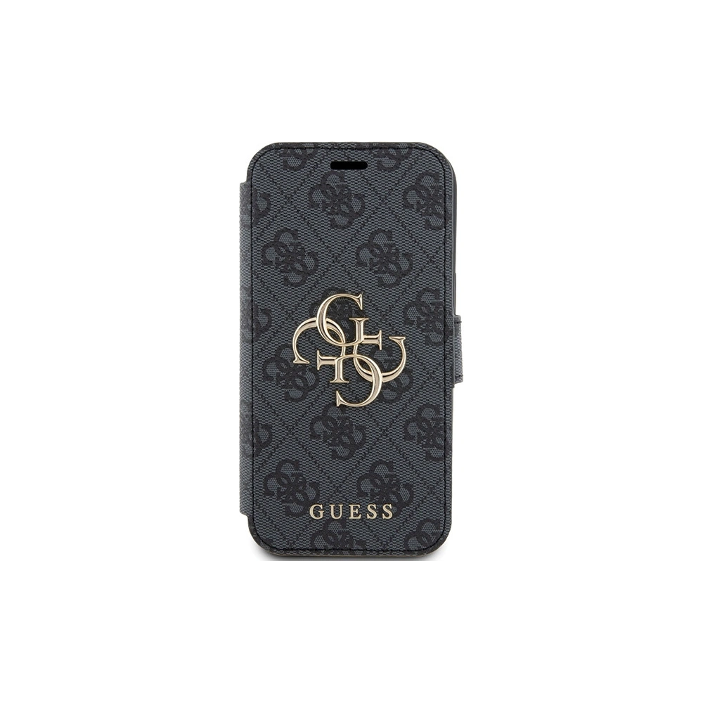 Etui Guess GUBKP15S4GMGGR Apple iPhone 15 / 14 / 13 book 4G Metal Logo szary/grey