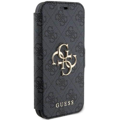 Kup Case Guess GUBKP15S4GMGGR Apple iPhone 15 / 14 / 13 Buch 4G Metall-Logo grau/grey - GUE3269 - {ean13} - Sklep Home Screen