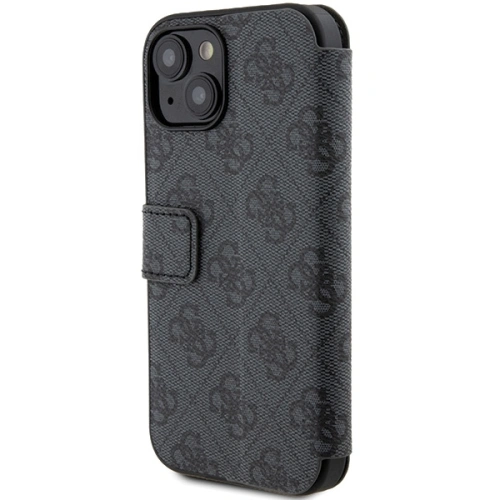 Kup Case Guess GUBKP15S4GMGGR Apple iPhone 15 / 14 / 13 Buch 4G Metall-Logo grau/grey - GUE3269 - {ean13} - Sklep Home Screen
