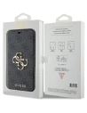 Kup Case Guess GUBKP15S4GMGGR Apple iPhone 15 / 14 / 13 Buch 4G Metall-Logo grau/grey - GUE3269 - {ean13} - Sklep Home Screen