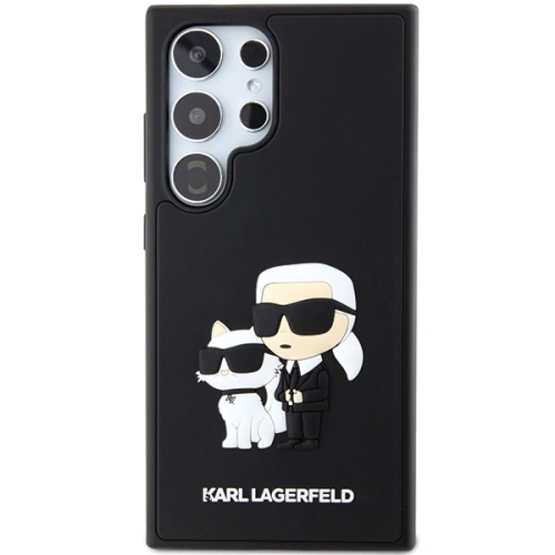 Buy Karl Lagerfeld KLHCS24L3DRKCNK Samsung Galaxy S24 Ultra hardcase 3D Rubber Karl&Choupette black - KLD1868 - {ean13} - Home Screen Store Europe