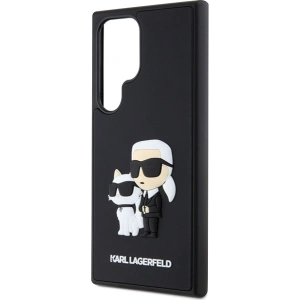 Kup Etui Karl Lagerfeld KLHCS24L3DRKCNK Samsung Galaxy S24 Ultra hardcase 3D Rubber Karl&Choupette czarny/black - KLD1868 - {ean13} - Sklep Home Screen