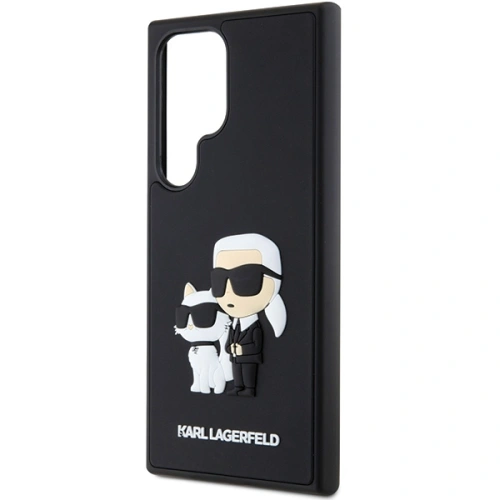 Buy Karl Lagerfeld KLHCS24L3DRKCNK Samsung Galaxy S24 Ultra hardcase 3D Rubber Karl&Choupette black - KLD1868 - {ean13} - Home Screen Store Europe