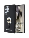 Case Karl Lagerfeld KLHCS24L3DRKINK Samsung Galaxy S24 Ultra Hardcase 3D Gummi Ikonik schwarz/black