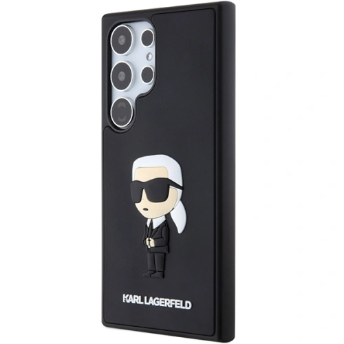 Kup Etui Karl Lagerfeld KLHCS24L3DRKINK Samsung Galaxy S24 Ultra hardcase 3D Rubber Ikonik černý/black - KLD1869 - {ean13} - Sklep Home Screen