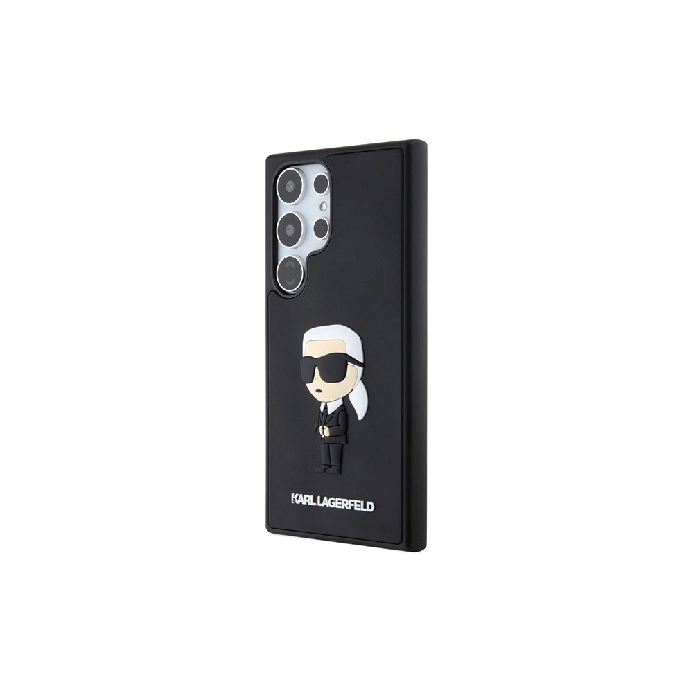 Etui Karl Lagerfeld KLHCS24L3DRKINK Samsung Galaxy S24 Ultra hardcase 3D Rubber Ikonik czarny/black