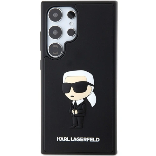 Kup Etui Karl Lagerfeld KLHCS24L3DRKINK Samsung Galaxy S24 Ultra hardcase 3D Rubber Ikonik černý/black - KLD1869 - {ean13} - Sklep Home Screen