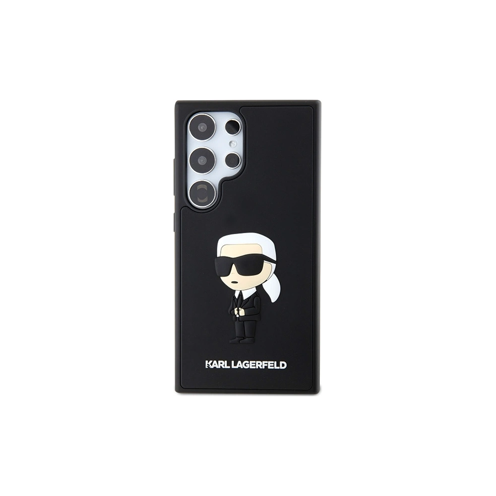 Etui Karl Lagerfeld KLHCS24L3DRKINK Samsung Galaxy S24 Ultra hardcase 3D Rubber Ikonik czarny/black