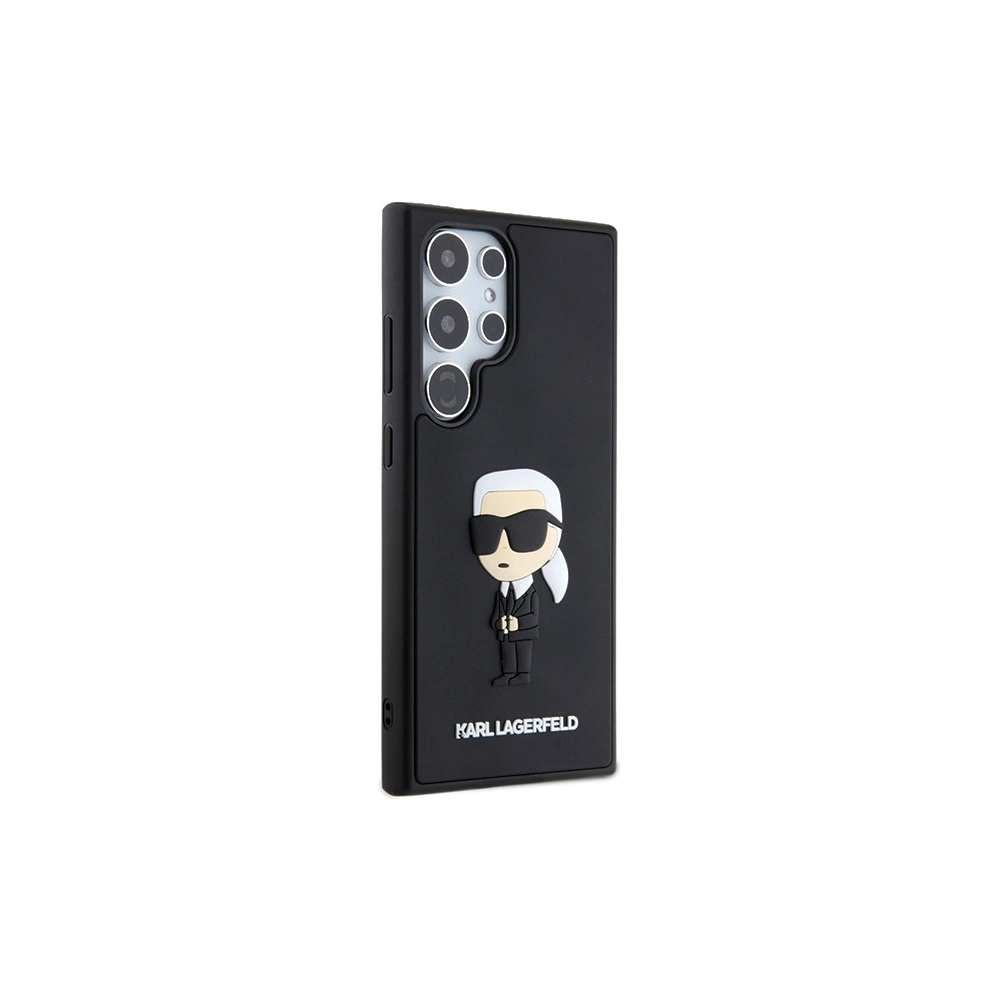 Etui Karl Lagerfeld KLHCS24L3DRKINK Samsung Galaxy S24 Ultra hardcase 3D Rubber Ikonik czarny/black