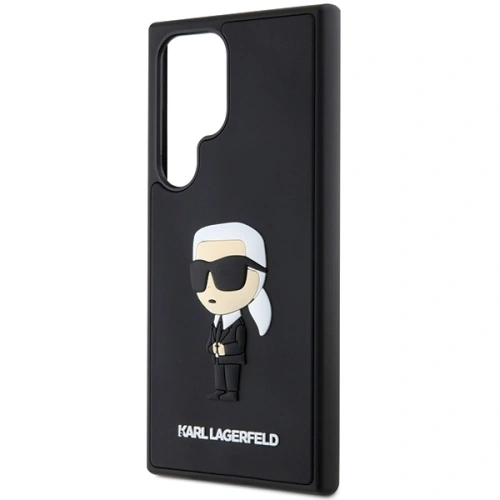 Kup Etui Karl Lagerfeld KLHCS24L3DRKINK Samsung Galaxy S24 Ultra hardcase 3D Rubber Ikonik černý/black - KLD1869 - {ean13} - Sklep Home Screen