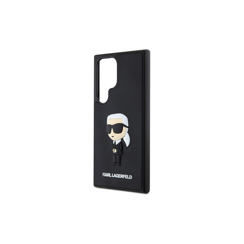 Etui Karl Lagerfeld KLHCS24L3DRKINK Samsung Galaxy S24 Ultra hardcase 3D Rubber Ikonik czarny/black
