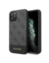 Guess GUHCN58G4GLGR iPhone 11 Pro grey hard case 4G Stripe Collection
