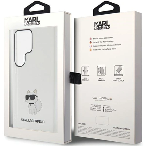 Buy Karl Lagerfeld KLHCS24LHNCHTCT Samsung Galaxy S24 Ultra hardcase IML Choupette transparent - KLD1871 - {ean13} - Home Screen Store Europe
