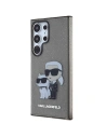 Kup Etui Karl Lagerfeld KLHCS24LHNKCTGK Samsung Galaxy S24 Ultra hardcase Glitter Karl&Choupette czarny/black - KLD1872 - {ean13} - Sklep Home Screen