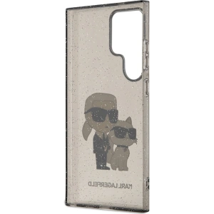 Kup Etui Karl Lagerfeld KLHCS24LHNKCTGK Samsung Galaxy S24 Ultra hardcase Glitter Karl&Choupette černý/black - KLD1872 - {ean13} - Sklep Home Screen
