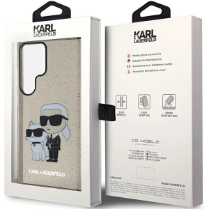 Kup Etui Karl Lagerfeld KLHCS24LHNKCTGK Samsung Galaxy S24 Ultra kemény tok Glitter Karl&Choupette fekete/black - KLD1872 - {ean13} - Sklep Home Screen