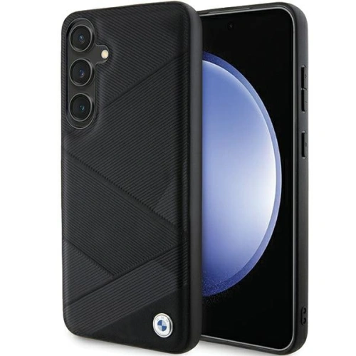 Kup Etui BMW BMHCS24S23RCGPK Samsung Galaxy S24 hardcase Signature Leather Crossing Lines Pattern černý/black - BMW600 - {ean13} - Sklep Home Screen