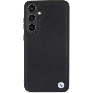 Kup Etui BMW BMHCS24S23RCGPK Samsung Galaxy S24 hardcase Signature Leather Crossing Lines Pattern czarny/black - BMW600 - {ean13} - Sklep Home Screen