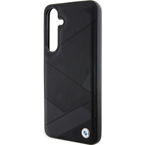 Kup Etui BMW BMHCS24S23RCGPK Samsung Galaxy S24 hardcase Signature Leather Crossing Lines Pattern czarny/black - BMW600 - {ean13} - Sklep Home Screen